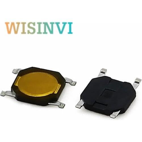 100 Pcs/lot Membrane Switch 4x4x 0.8MM 4X4X0.8mm Tactile Push Button Switch Tact 4 Pin 4*4*0.8mm Switch Micro Switch SMD