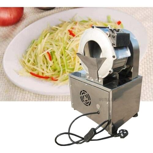 180W Free shipping high quality electric slicer shredder potato sliced cucumber shredded automatic high efficiency production ma