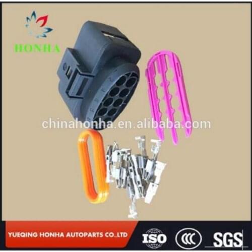 2/5 pcs 1J0 973 715 10 Pin 1.5mm car waterproof connector auto electrical plug socket 1J0973715