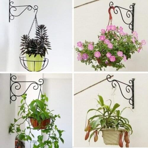 2 Pcs Wall Hanging Bracket/Hanger for Bird Feeders, Planters, Lanterns, Wind Chimes for Indoor Outdoor Decoration