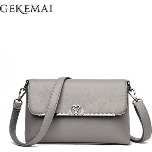 2021 New Ladies Messenger Bags High Quality Leather Women Shoulder Bag Fashion Small Square Bag Casual Mobile Phone Bag Wallet