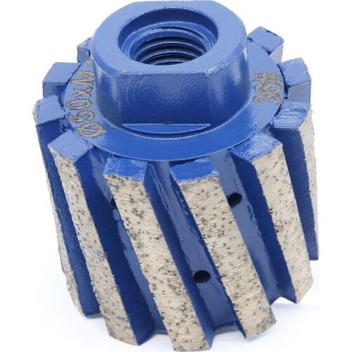 2 Inch Diamond Grinding Wheel Zero Tolerance Drum Wheel Metal Bond For Stone Granite Concrete Bowl Holes Edge Sanding