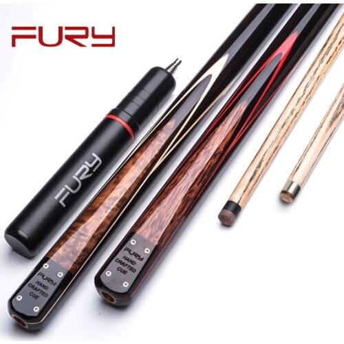 FURY BT Series Handmade Snooker Cue Stick With Extension Canada Ash Shaft Quick Joint Inlay Butt Billiard Taco De Sinuca New