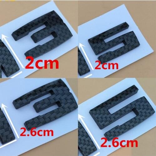 Glossy Black Carbon Fiber Letter M M3 M5 Emblem for BMW X3 X5 X6 320 328 525 528Li Car Styling Fender Trunk Badge Logo Sticker