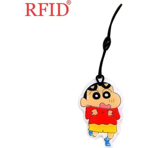 ID 125khz EM4305 EM4205 Rewritable Keyfob Key Fobs RFID Token Tag Badge Cartoon Waterproof Keychain Access Control Card 1pcs