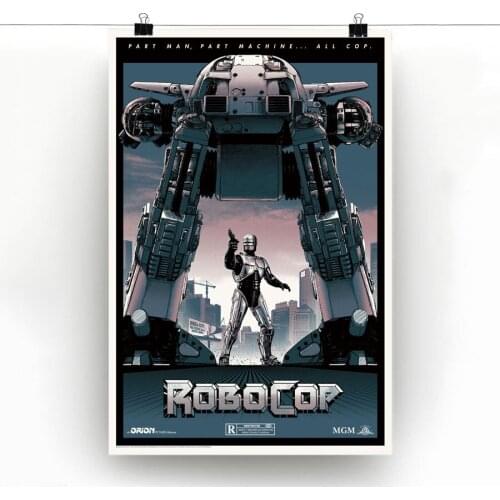Customized Prints RoboCop (1987) Movie Wall Art Poster Canvas Cloth Paintings For Living Room Decor
