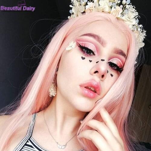 Розовые парики Ivy Na China At AliExpress