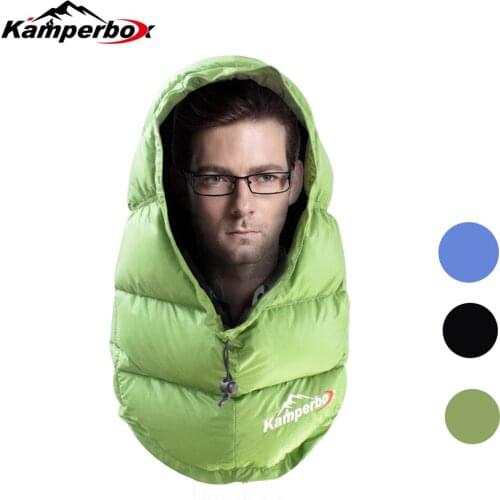 Kamperbox Balacava Down Beanie for Ultralight Camping Gear Sleeping Bag Winter Down Hat Cap TP21