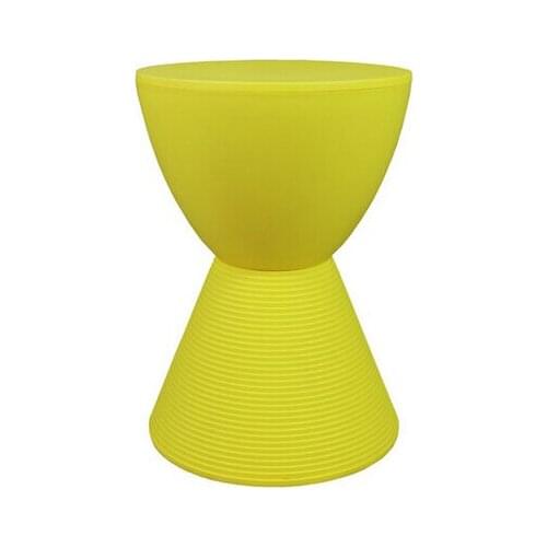 Creative plastic stool. Fashion low stool small wooden bench. Simple round. Stool in shoes stool