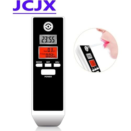 LIYU Alcohol Breath Tester Analyzer , Dual LCD Display Digital Alcohol Tester and Timer Analyzer Breathalyzer dropshiping