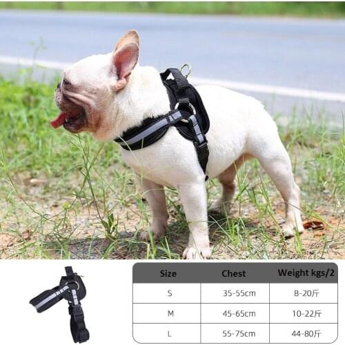 New Dog Soft Adjustable Harness Pet Large Dog Walk Out Harness Vest for Medium Dog Chest Strap Dog Harness Pets Accessories