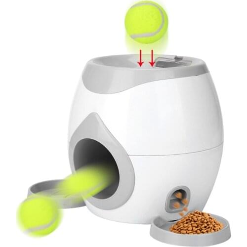 New Arrivals Pet Ball Launcher Dog Toys Tennis Food Reward Machine Thrower Interactive Feeder Toy Suitable For Cats Dogs
