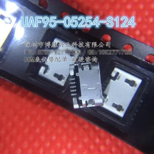 Original new 100% UAF95-05254-S124 UAF95-05254 S124 USB connector charging socket tail insert patch
