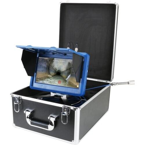 Industrial Pipe Sewer Inspection Video Camera with Meter Counter / DVR Video recording / WIFI wireless 10inch Touch screen