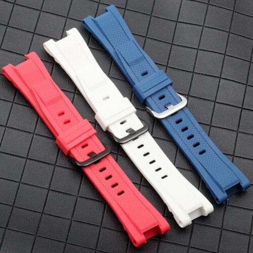 Rubber Straps for Casio G-Shock GST-210/W300/400G/B100/S130 Sport Waterproof Replacement Silicone Watchband
