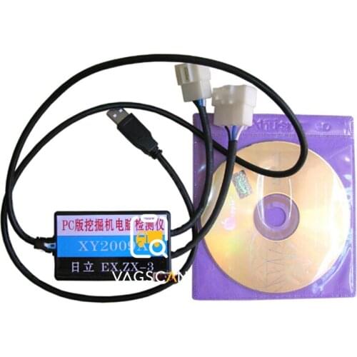 Construction and Mining equipment Dr.ZX Excavator V2011 Diagnositc Cable (4pin and 6pin connectors)