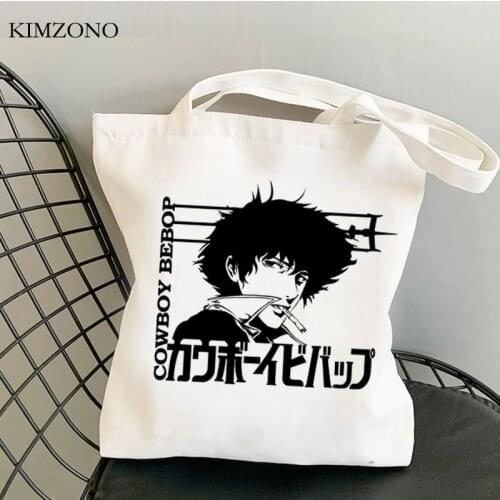 Cowboy Bebop shopping bag tote jute bag bolsa recycle bag reusable eco bag tote shoping reciclaje fabric sac tissu