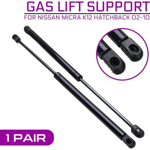 Rear Trunk Tailgate Gas Spring Shock Lift Struts Support Rod Arm Bracket For Nissan Micra K12 Hatchback 2002-2010 Strut Bars