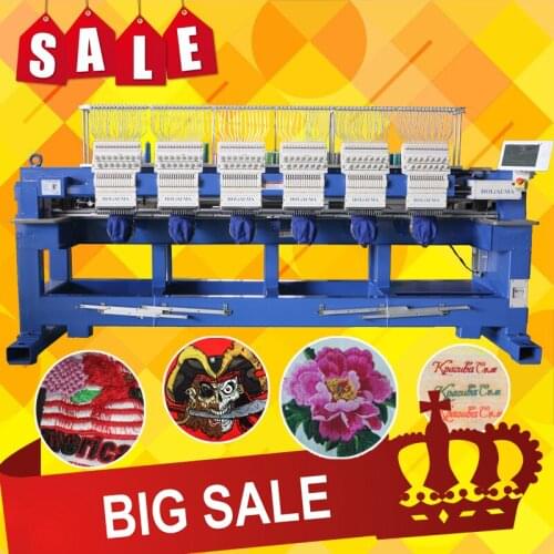 15 needles 6 head embroidery machine HO1506 best dahao A18 computer embroidery machine best cross stitch embroidery machine