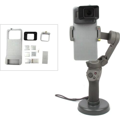 Adapter Mount Holder for OSMO MOBILE 3 and GoPro Hero 5/6/7 action Camera accessories