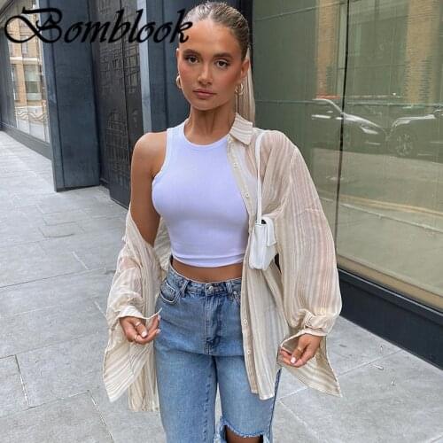 Bomblook Striped Blouses