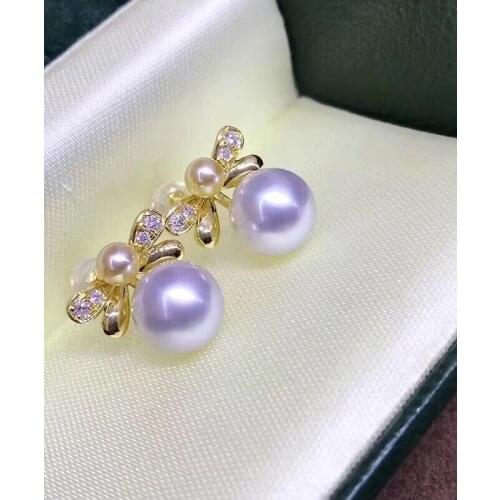 New 925 Sterling Silver Earrings Findings Mountings Settings Jewelry Parts Fittings for Pearls Coral Jade Agate Beads Stones
