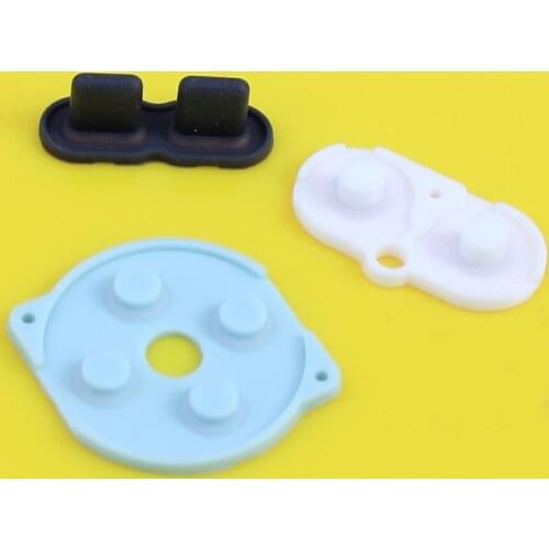 JCD 1sets/lot High Quality For Gameboy Pocket GBP Repair Silicon Conductive Buttons Rubber Pads