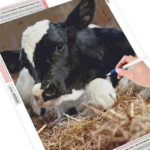 Cow New Full diamond paint Cartoon Diamond Embroidery Picture full Rhinestone Home Decor Gift