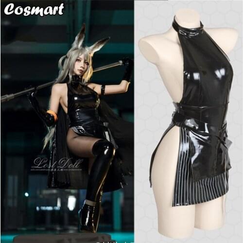 Anime Arknights Savage Black Suit Uniform Cosplay Costume Halloween Suit For Women New 2020