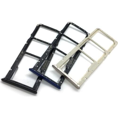 10PCS Sim Card Tray For Huawei Y7 Y9 2018 SIM Card Tray Slot Holder Replacement Part