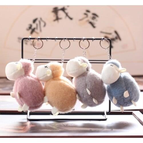 Little sheep pendant plush doll doll lamb mini toy backpack decoration key pendant key ring gift female