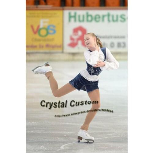 Ice Figure Skating Dress For Kids Fashion New Brand Figure Skating Dress For Competition DR3548