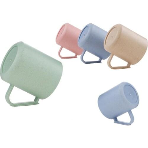 Creative Brush Teeth Cups Wheat Straw Rinse Couple Toothbrush Cup Teeth Cupcass Wash Cup BBC-129