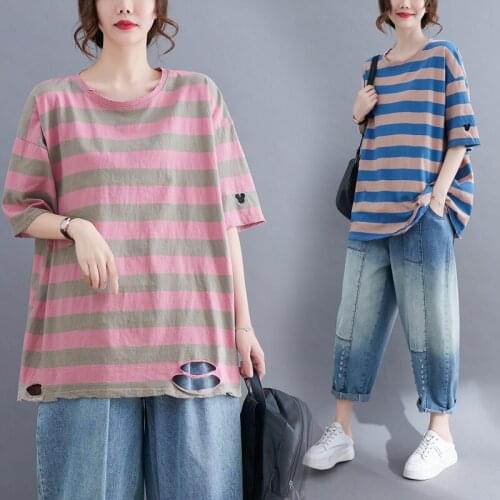 Женские полосатые футболки Uego China At AliExpress