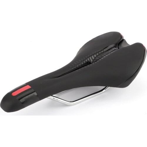Bike Saddle PU Leather Bicycle Saddle Men Women Comfortable Cycling Seat Shockproof Bicycle Saddle