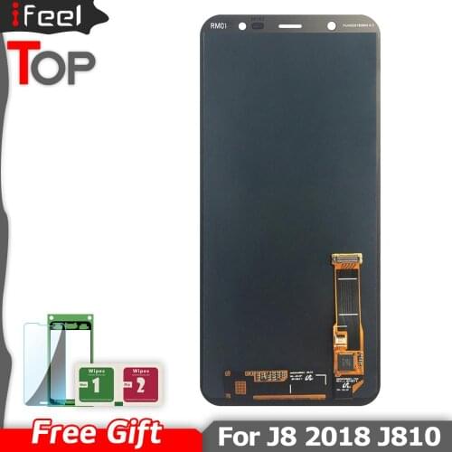 Super AMOLED LCD For Samsung J8 2018 LCD J810 LCD For Samsung J8 2018 J810 LCD Screen Touch Digitizer Assembly