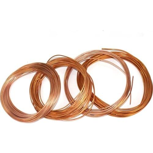 1 Meter 3/3.5/4/5mm O.D Copper Capillary Tubing For Air Condition Cooler Refrigeration Parts