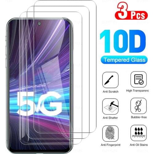 3pcs full cover tempered glasses case for xiaomi readmy readmi redmi note10 note 10 t 10t 5g glass hd screen protector film 6.5"