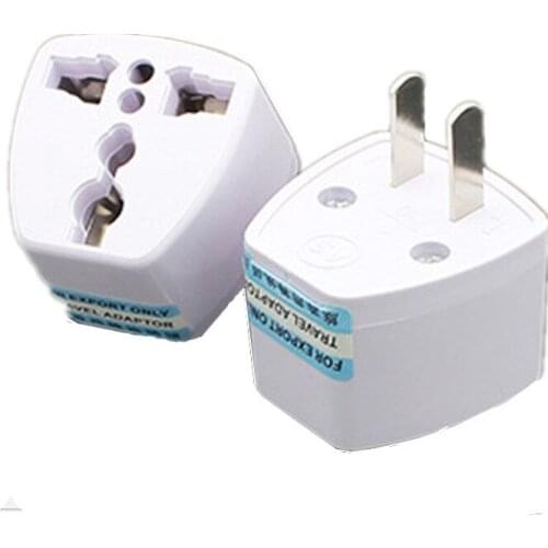 500pcs Universal US EU AU UK Plug Adapter EU To US American European Australian Travel Power Adapter Charger Sockets Outlet