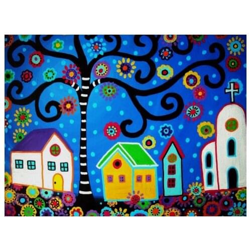 Diamond Painting Kits Full Round With AB Drill Cross Stitch Mosaic Full Layout Rhinestone Embroidery Scenery Crafts Needlework