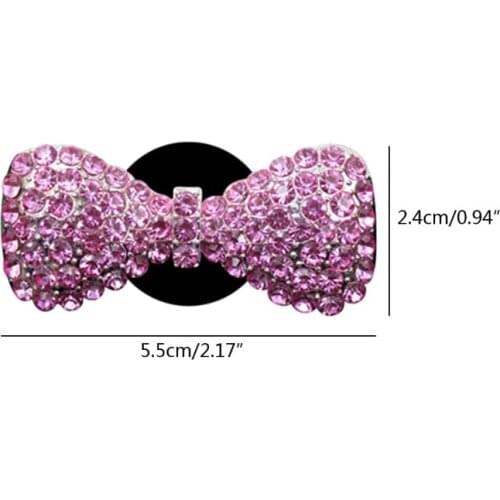 Crystal Bow Air Vent Clip Automotive Fragrance Diffuser Car Interior Decorations Excellent Gifts for Driver