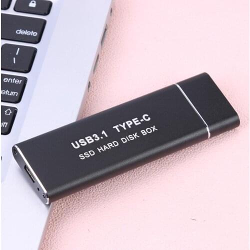 Hard Disk Case SSD USB3.1 Type C to M.2 NGFF External Hard Drive HDD Enclosure Operating System Support Windows xp/Vista