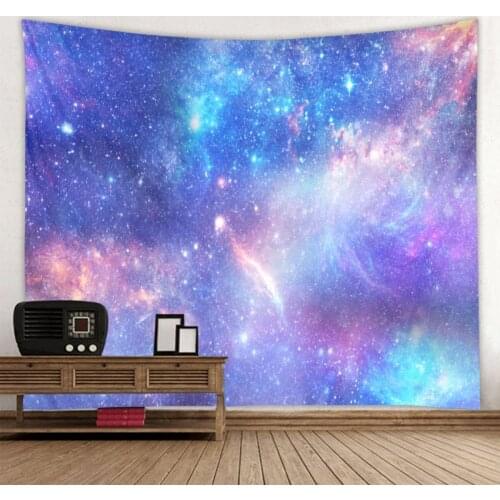 Fantasy starry sky background tapestry digital printing decorative cloth factory direct sales can be customized