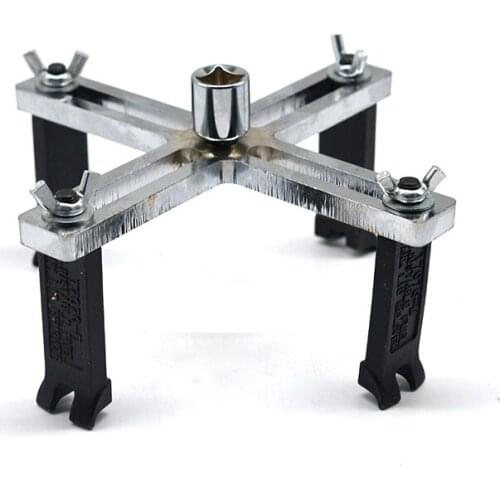 Car Fuel Tank Cover Disassembly Tool Straight Bending Fuel Tank Pump Disassembly Universal Gasoline Pump Wrench Removal Tools