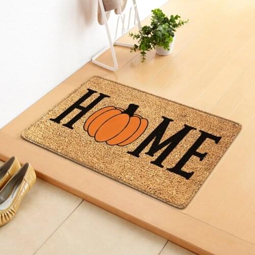 Halloween Doormat Blanket Home Hallway Door Mat Pumpkin Carpet Ghost Rug Floor Decoration Bathroom Rug 2021 Happy Halloween