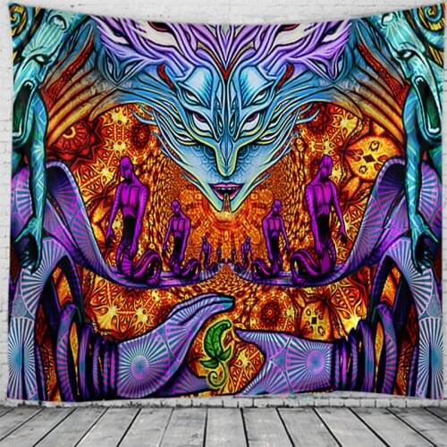 Fantasy decoration tapestry animation sci-fi bedroom dormitory decoration tapestry holiday party background decoration tapestry
