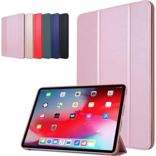 Flip Cover For iPad Pro 2021 Case 11" Smart Folio Leather Soft TPU Back Stand Tablet For iPad Pro 11 2021 2020 Case Coque Funda