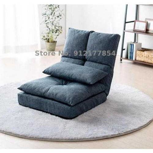 Japanese-style lazy sofa tatami balcony bay window bedroom recliner foldable flat lying simple