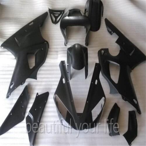 Hot sale fairings for YAMAHA YZF R1 00 01 black bodywork parts fairing kit R1 2000 2001