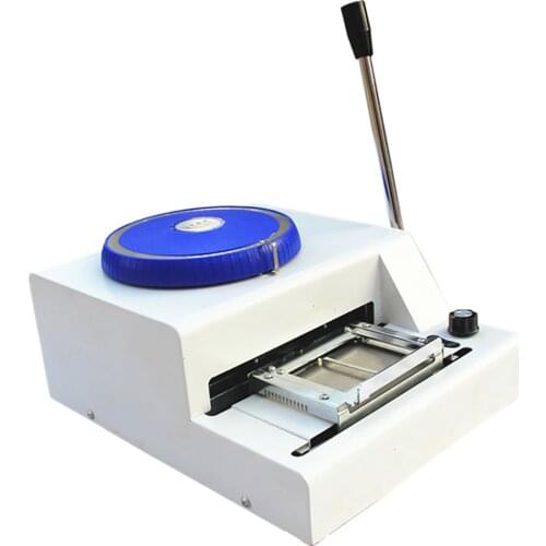 VIP card punch code machine Convex Code Printer Pressure coding Machine PVC Manual Embossing Machine